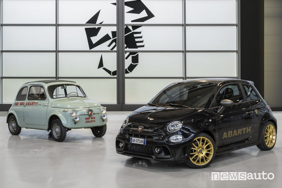 Abarth 695 75° Anniversario e la Fiat 500 Abarth del 1949