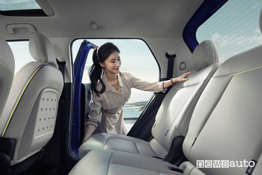 Hyundai Casper sedili posteriori abitacolo