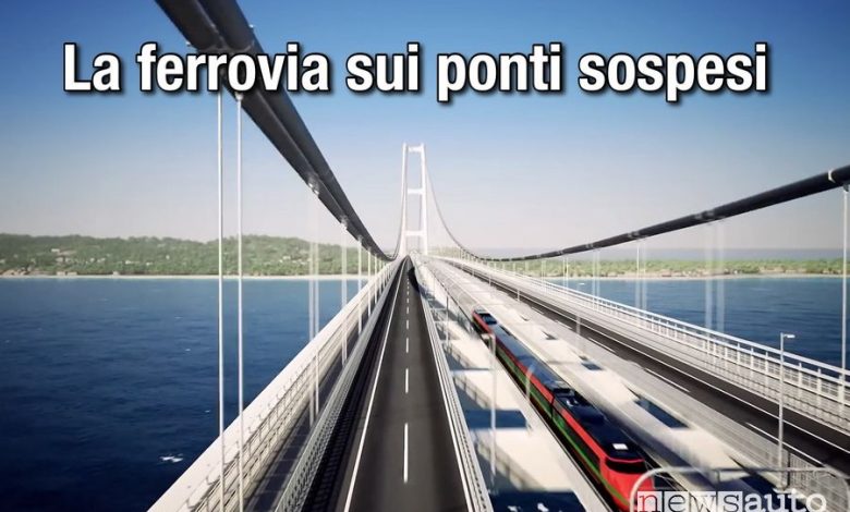 Ponte di Messina, attraversamento treni