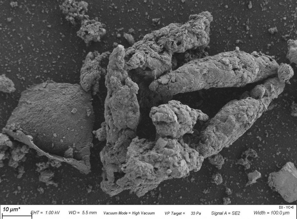 Particelle di usura dei pneumatici viste al microscopio