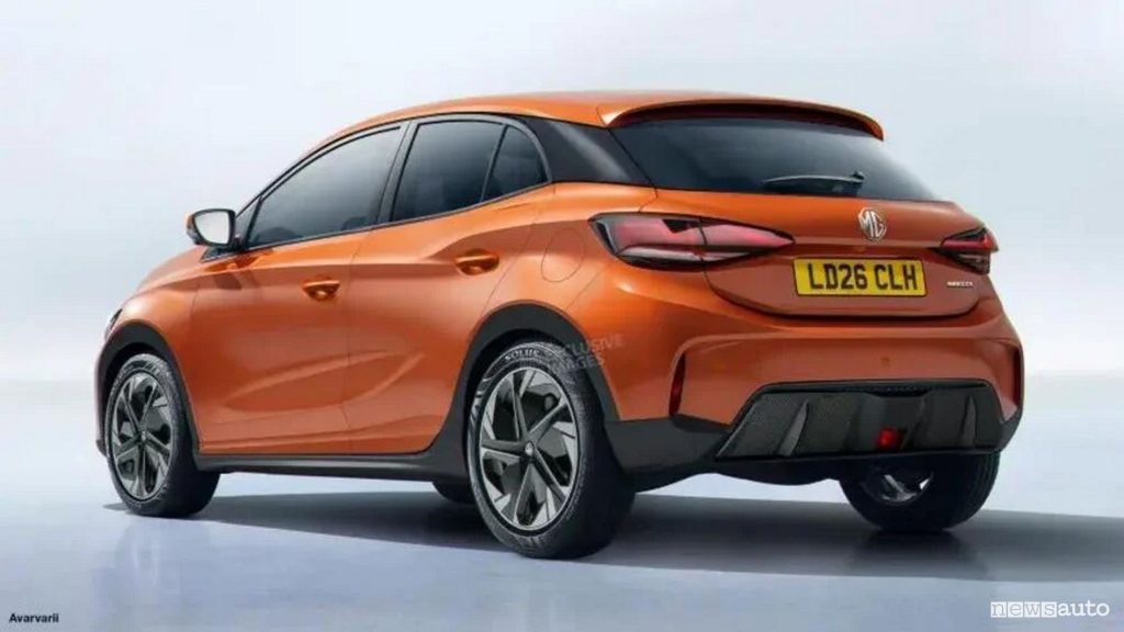 La MG2 come potrebbe essere dietro dal render di AutoExpress Magazine