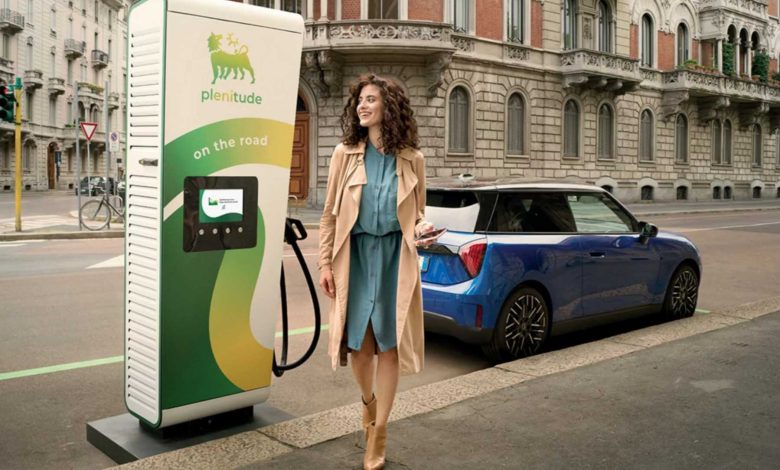 Ricarica rapida DC auto elettriche dalle colonnine Eni Plenitude 