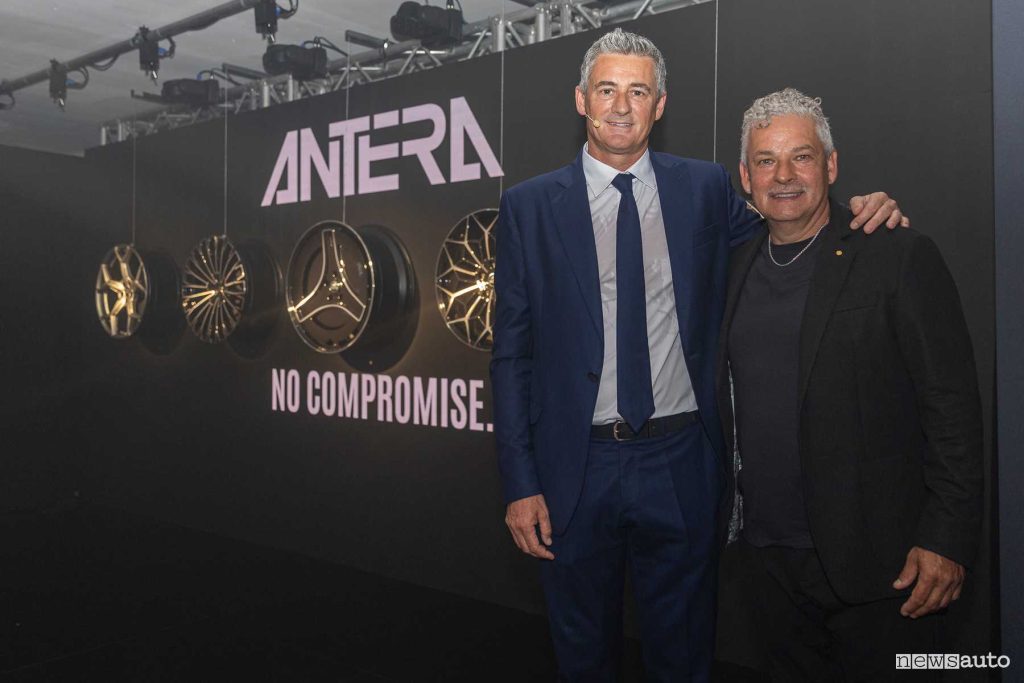 Marco Mancin, President of GMP Group together with Roberto Baggio