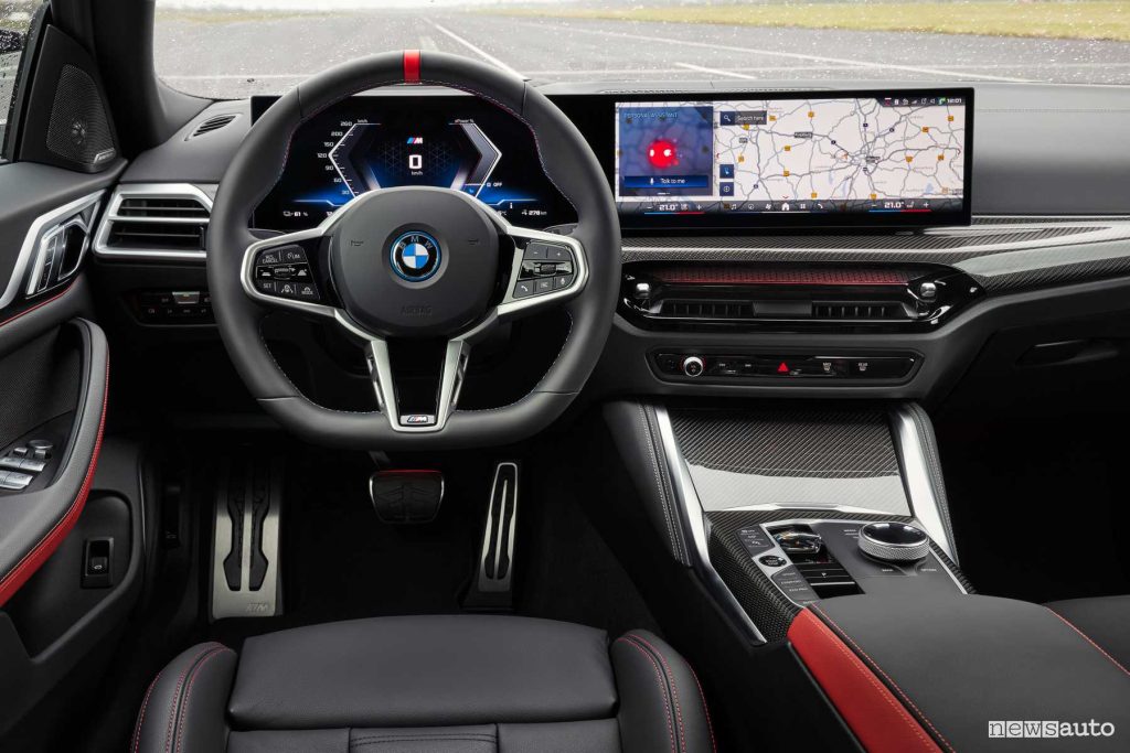 BMW i4 M50 xDrive cockpit dashboard