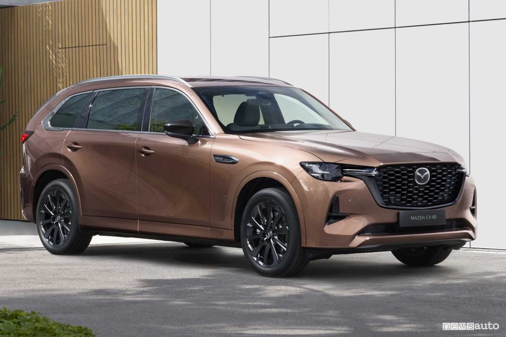 Mazda CX-80 livrea Melting Copper