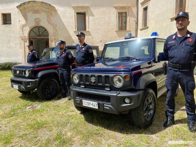 Consegna dei Suzuki Jimny PRO ai Carabinieri del Parco Nazionale della Maiella