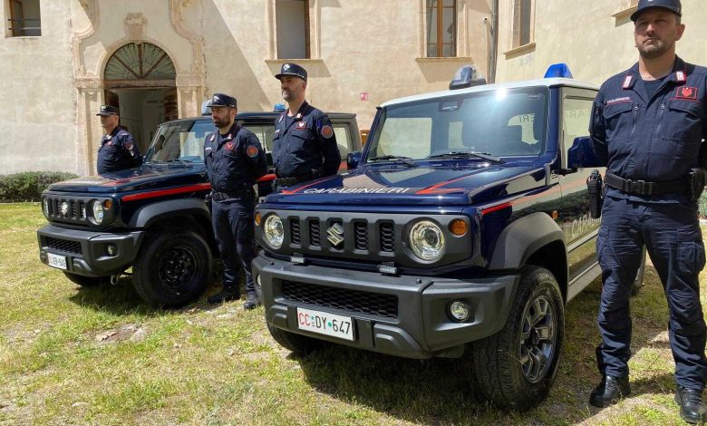 Consegna dei Suzuki Jimny PRO ai Carabinieri del Parco Nazionale della Maiella