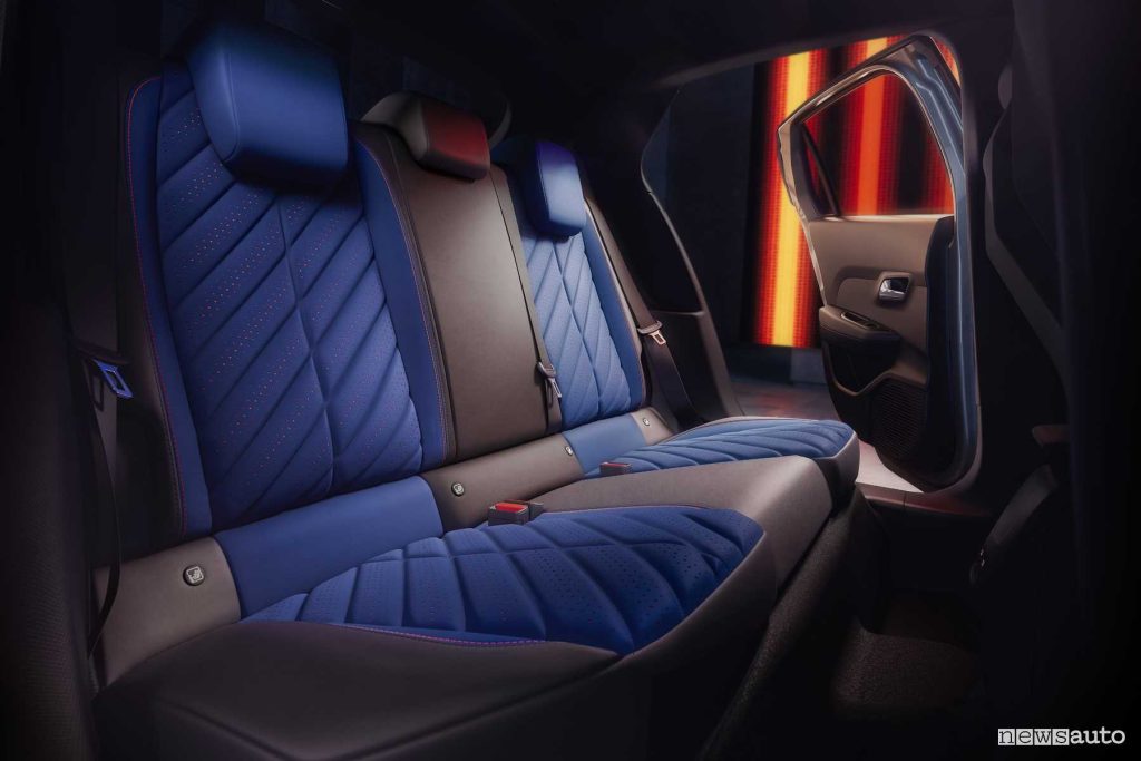Lancia Ypsilon HF rear passenger compartment seats