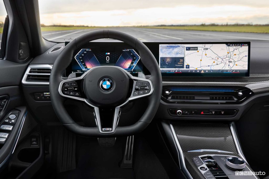 New BMW 3 Series 330i cockpit dashboard