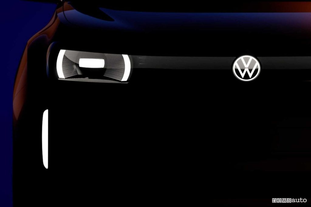 Fari firma luminosa della Volkswagen elettrica da 20.000 euro