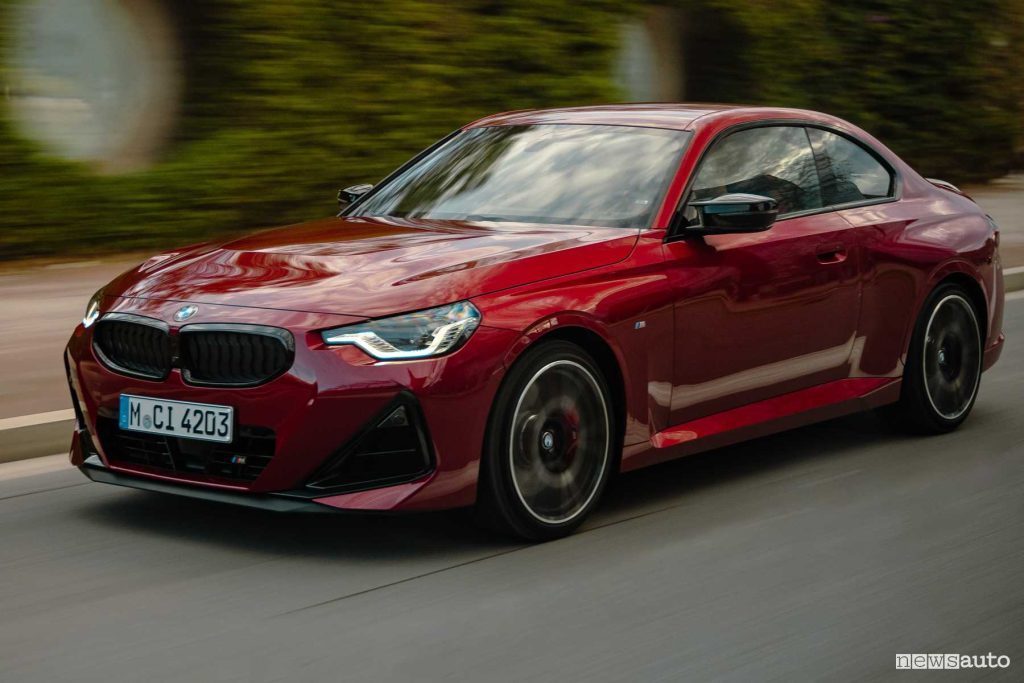 BMW 2 Series M240i xDrive Coupe on the road