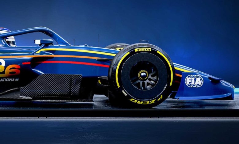  cerchi da 18" monoposto F1 2026
