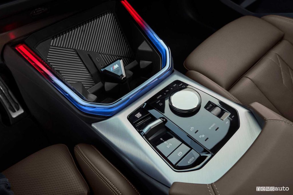 New BMW X3 M50 xDrive center console