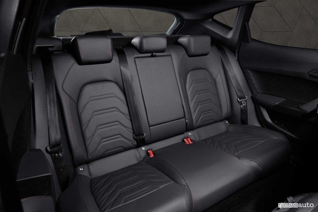 New Cupra Formentor rear passenger compartment seats