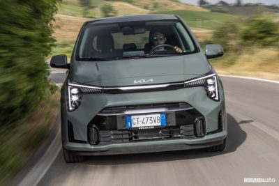 Nuova Kia Picanto su strada