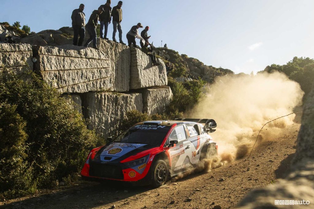 WRC Rally Italia Sardegna 2024 Hyundai Tanak