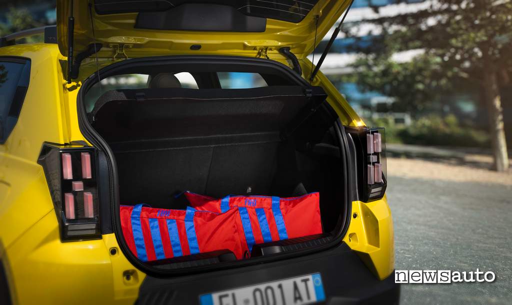 Fiat Grande Panda bagagliaio