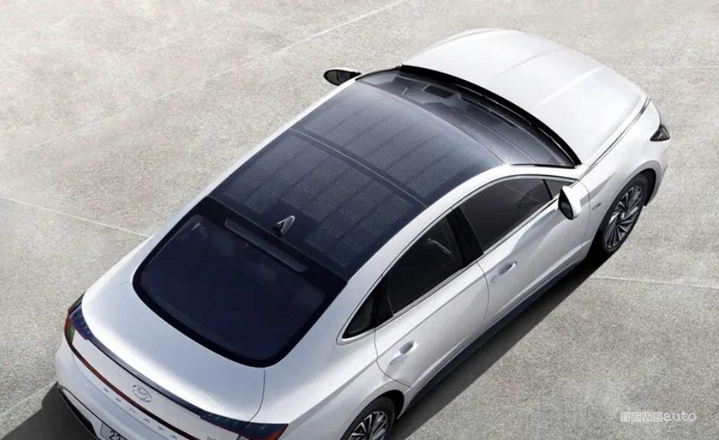 Hyundai Sonata, solar car