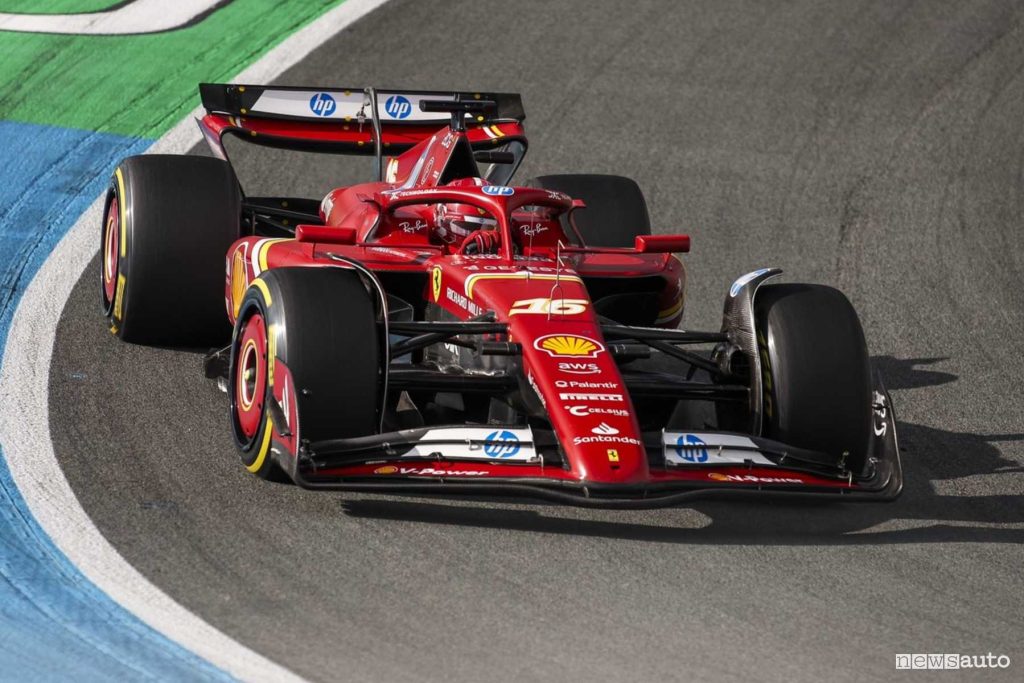 F1 gara Olanda 2024 Ferrari Leclerc