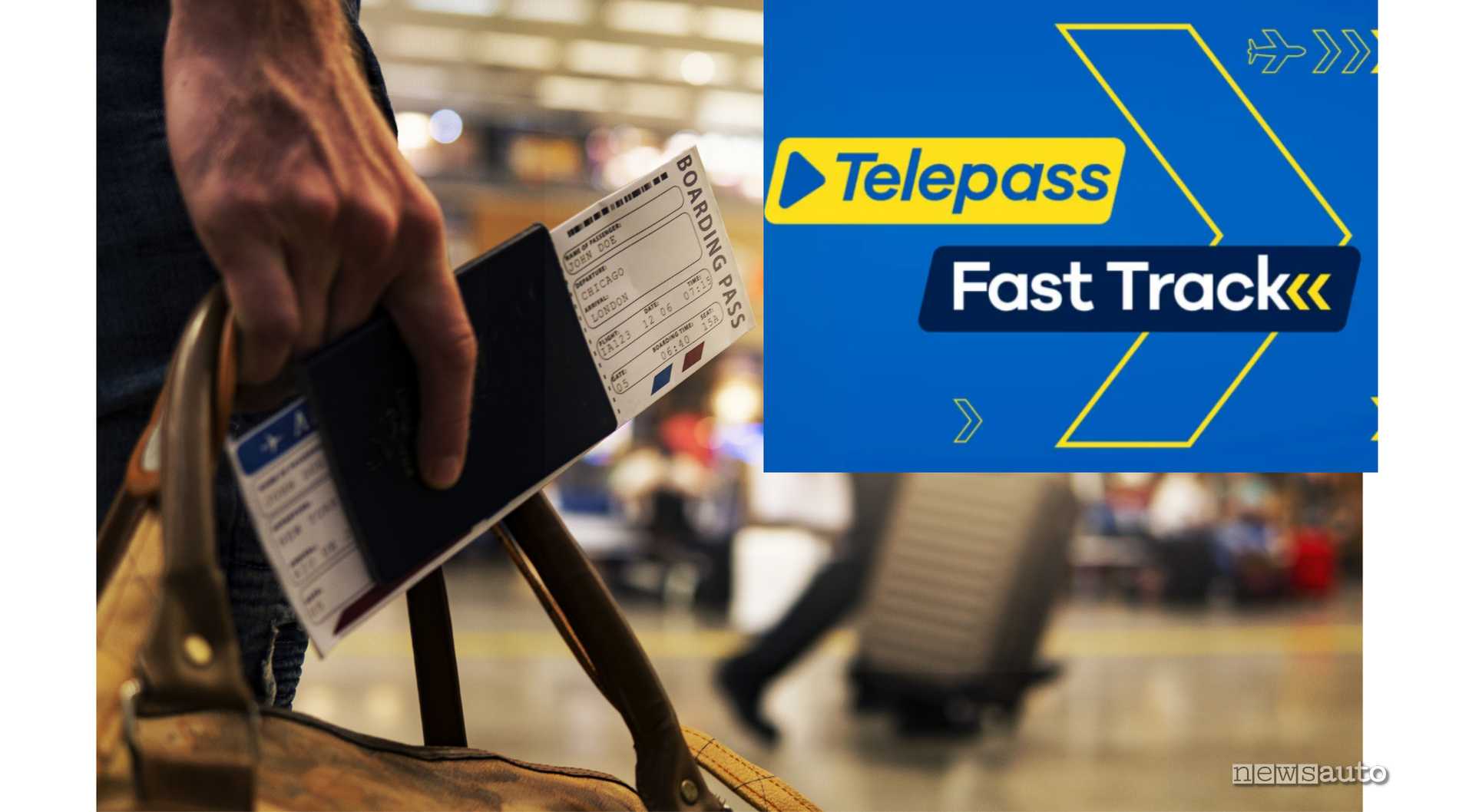 Il servizio Fast Track di Telepass arriva negli aeroporti