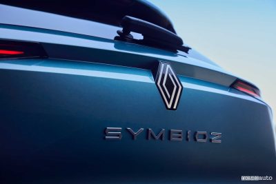 Renault Symbioz Blu logo portellone posteriore