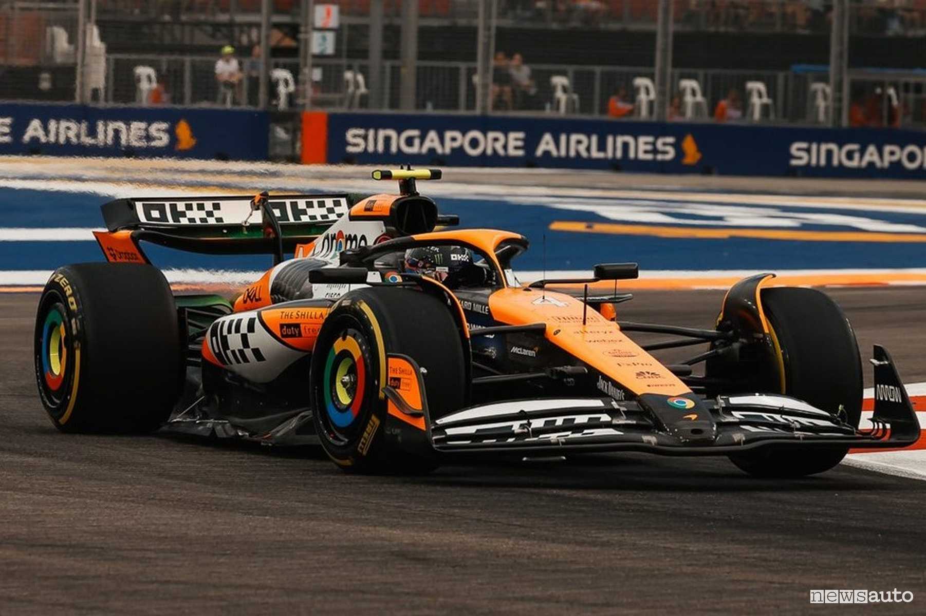 Qualifiche F1 Singapore 2024, griglia di partenza