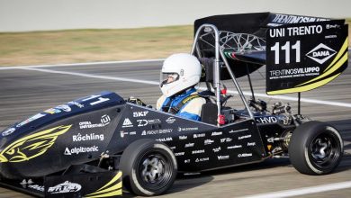 Formula SAE Italy 2024 monoposto in pista