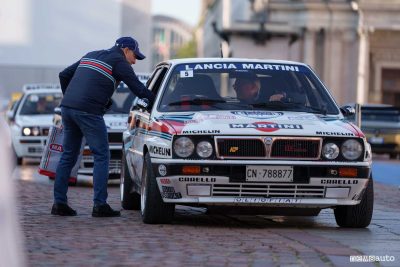 Raduno Lancia Delta Amiki Miei con Miky Biasion al Salone Auto Torino