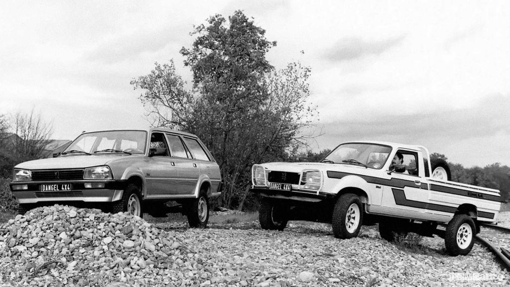 Peugeot 505 Break e 504 Pick-up Dangel 4x4