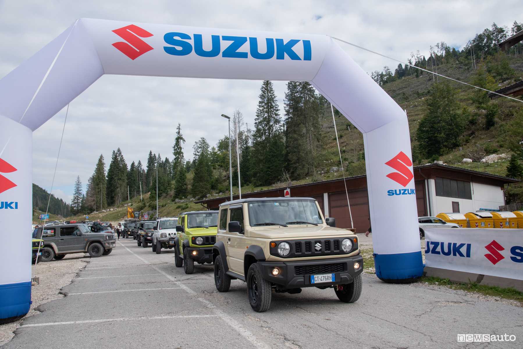 Raduno Suzuki 4x4 2024 nell'Altopiano dei Sette Comuni