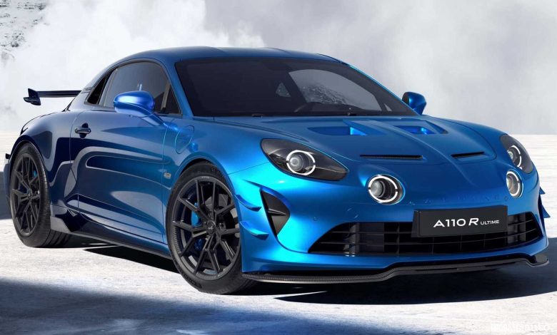 Alpine A110 R Ultime anteriore 3/4