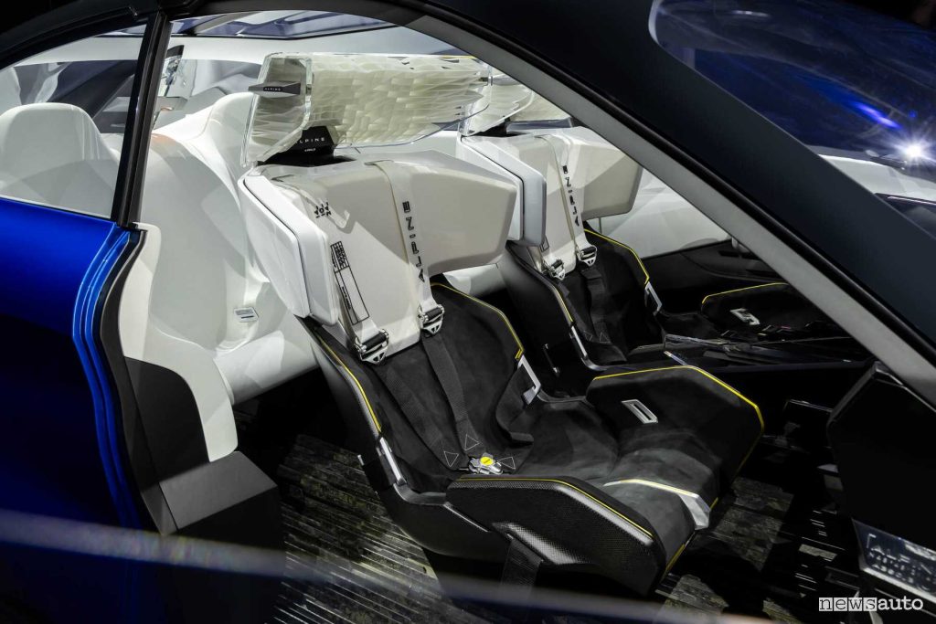 Alpine A390_β sedili abitacolo