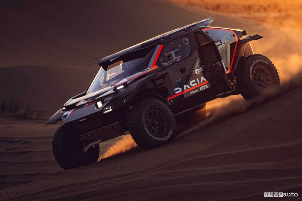 Dacia Sandriders in azione nel deserto