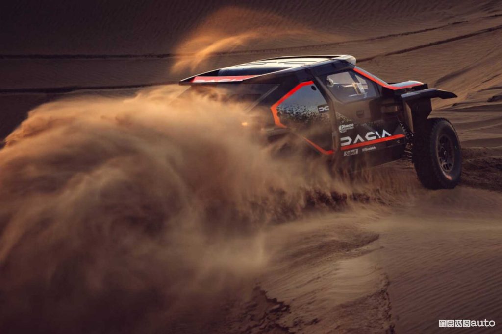 Dacia Sandriders in azione nel deserto