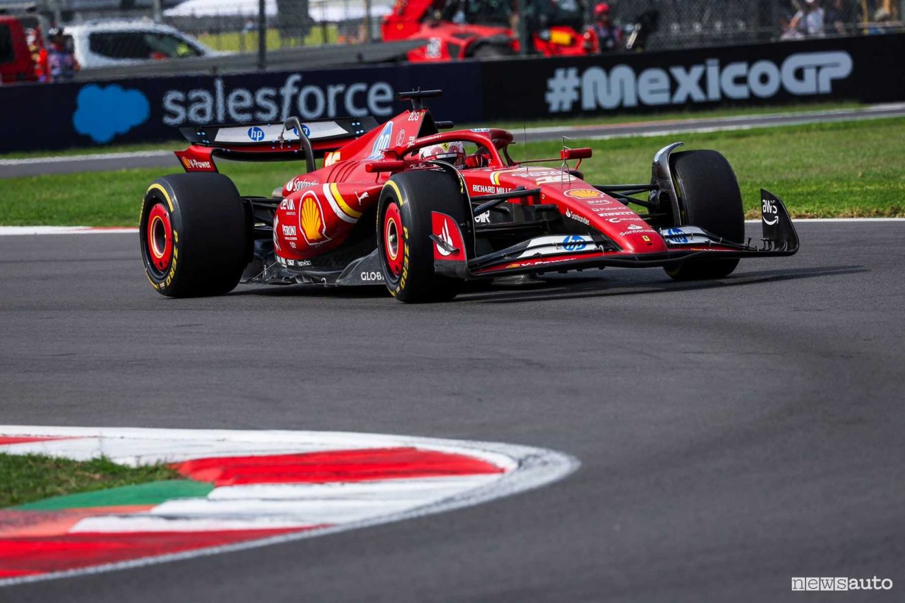 F1 Mexico 2024 race ranking, results and finishing order with Ferrari