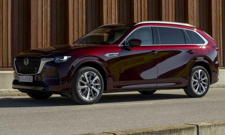 Mazda CX-80 plug-in-PHEV anteriore 3/4