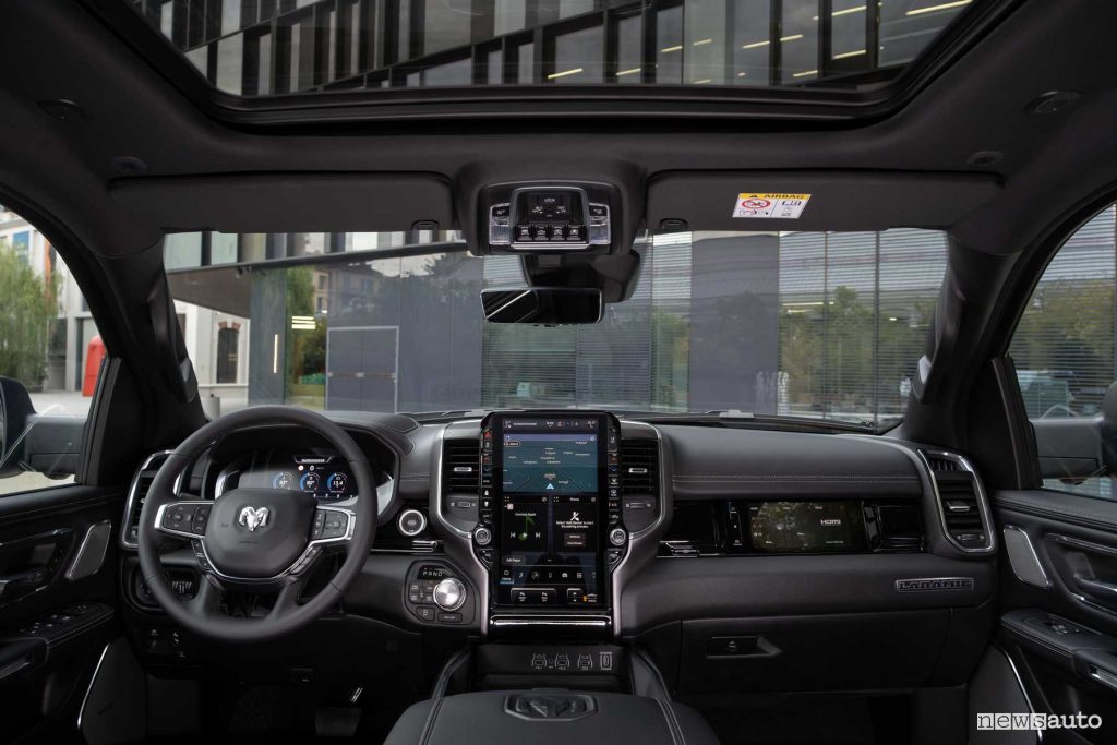 Ram 1500 Laramie cockpit dashboard