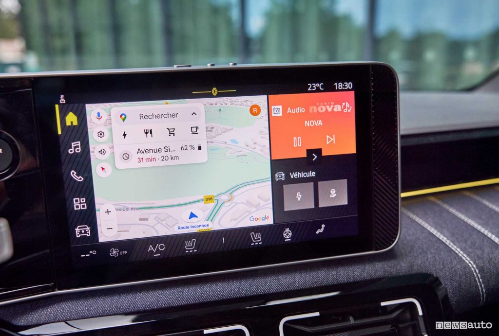 Renault 5 E-Tech Electric Techno navigatore Android Auto
