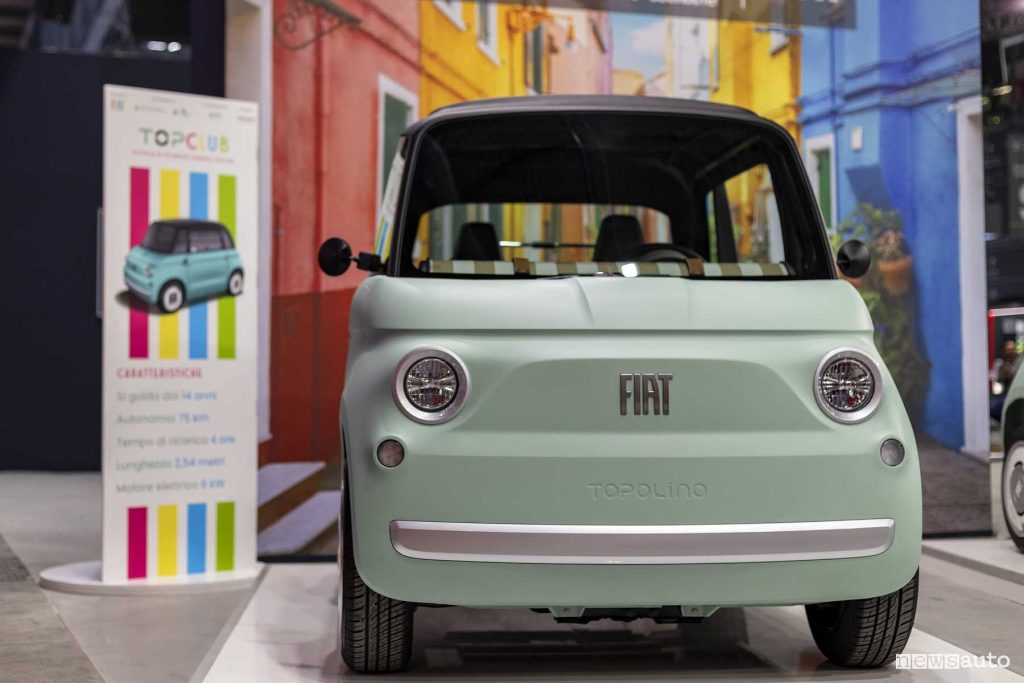 Fiat Topolino all'EICMA 2024, nell’area Urban Mobility