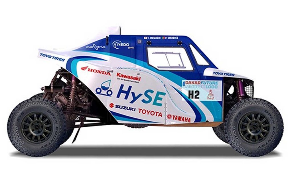 Prototipo Suzuki HySE-X2 ad idrogeno per la Dakar 2025