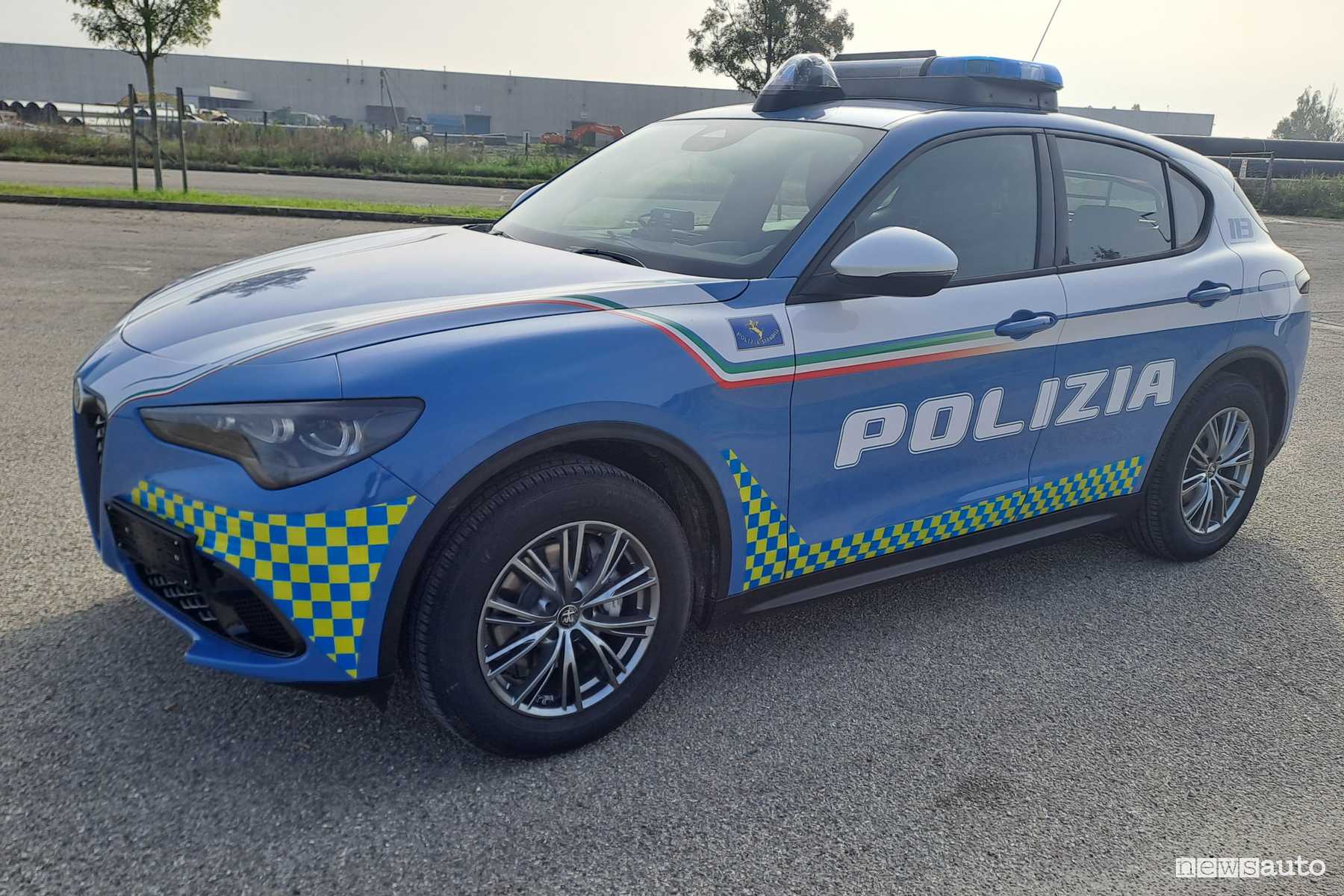 Alfa Romeo Stelvio, il SUV della Polizia Stradale