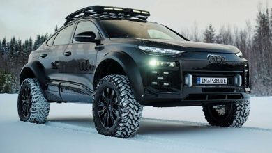 Audi Q6 e-tron offroad concept anteriore 3/4