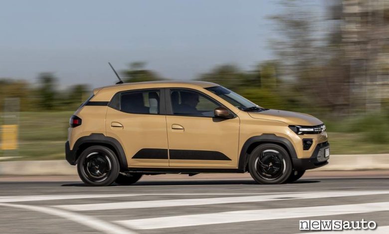 Con gli incentivi, il prezzo della Dacia Spring Expression 45 scende a 3.900 euro