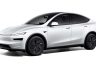 Tesla Model Y 2025 anteriore 3/4 bianca