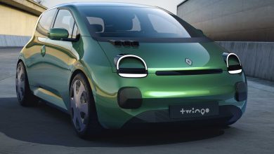 Renault Twingo E-Tech Electric Prototype anteriore 3/4