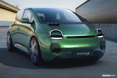 Renault Twingo E-Tech Electric Prototype anteriore 3/4