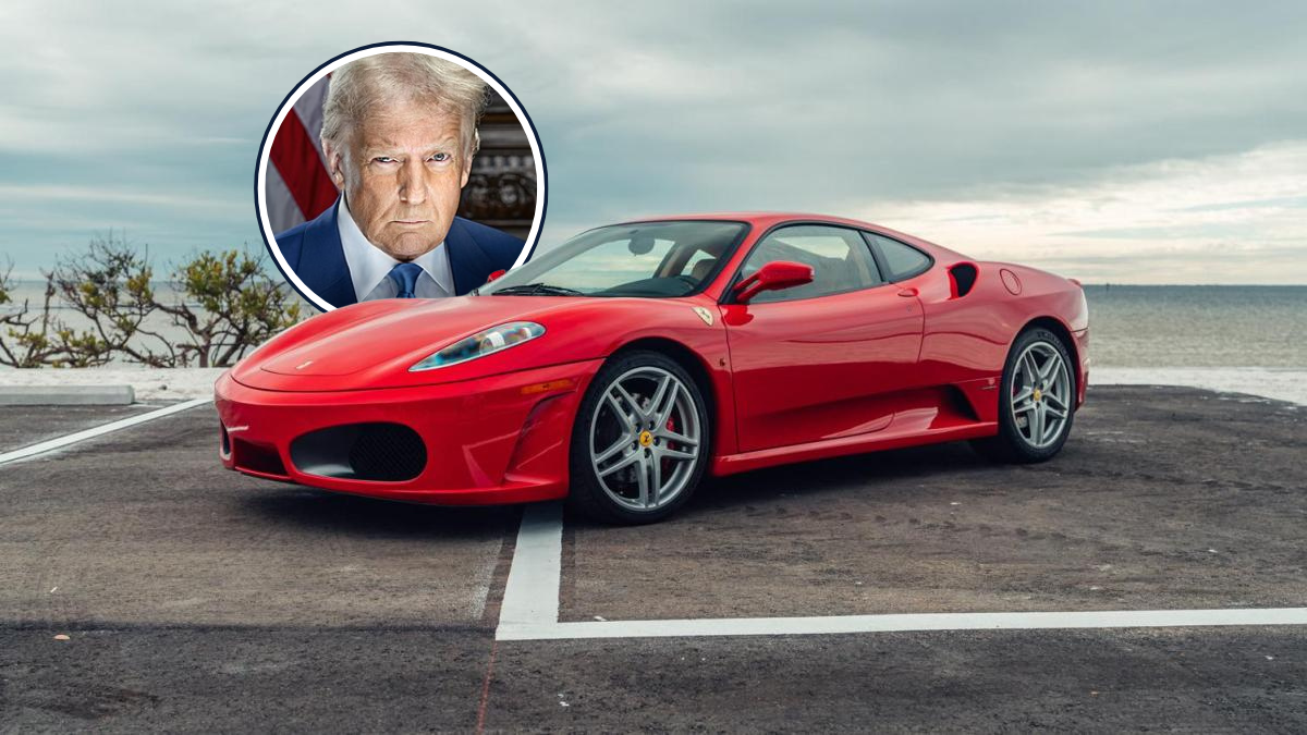 All’asta la Ferrari F430 di Donald Trump