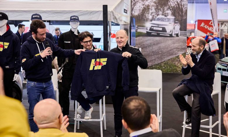 Presentazione abbigliamento "Sparco-Lancia HF" al Rally Racing Meeting