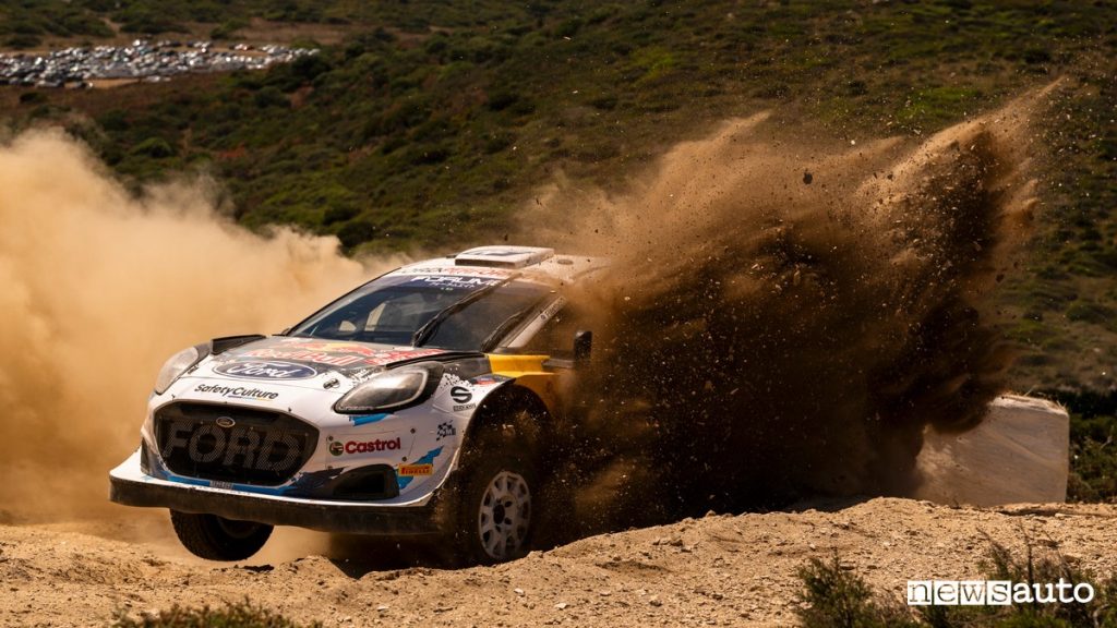 Rally Italia Sardegna 2025 Adrueb Fourmaux su Ford Puma Rally1