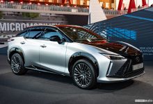 Lexus RZ 2025 anteriore 3/4